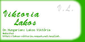 viktoria lakos business card